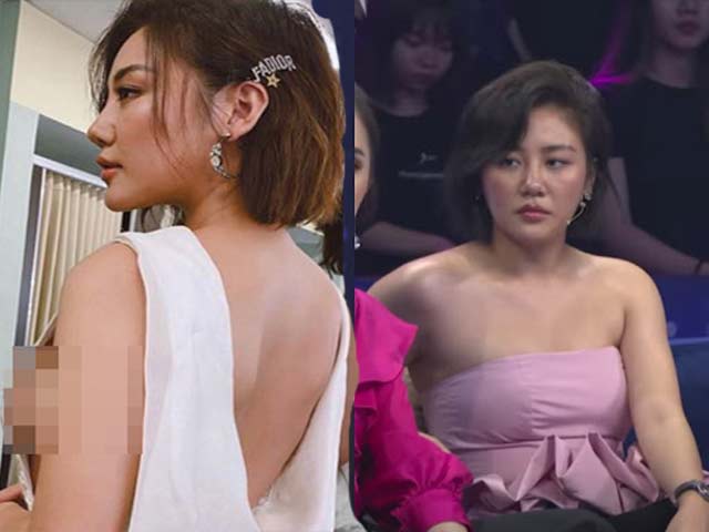 Thời trang - Hết diện váy "toang trước toang sau", Văn Mai Hương lại mất điểm khi diện áo sắp tụt ngực