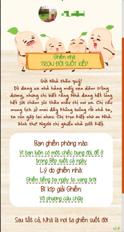 Kết quả “ghiền nhà” thể hiện với ngôn từ gần gũi, hài hước