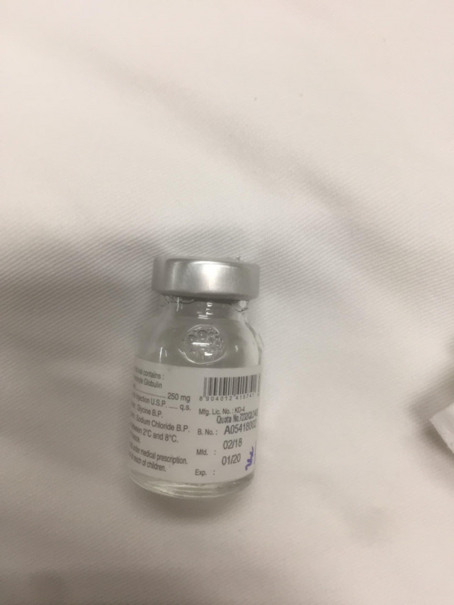 2 lọ Thymogam bị người nhà bệnh nhi phản ánh thuốc hết hạn