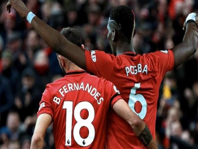 Bruno Fernandes và Pogba bỏ ngỏ khả năng ra sân trận gặp Bournemouth