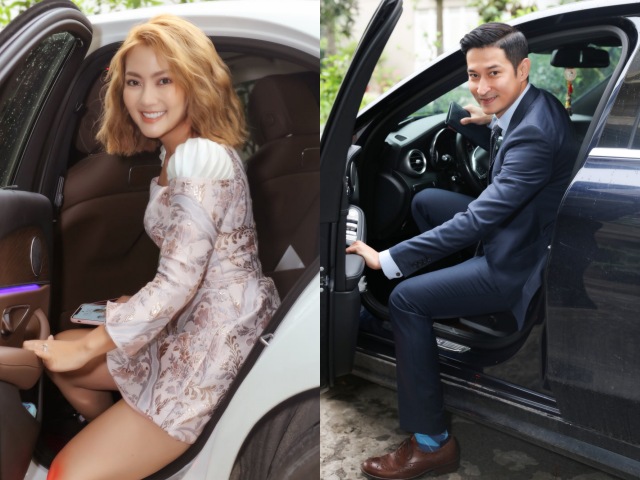 Phim - Huy Khánh, Lan Ngọc đi xe tiền tỷ làm ban giám khảo