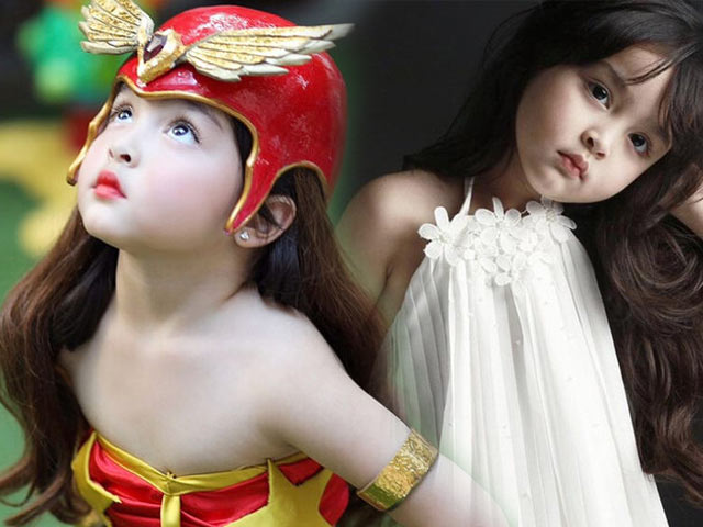 Bạn trẻ - Cuộc sống - Mê mẩn nhan sắc trời cho của con gái mỹ nhân đẹp nhất Philippines, mới 5 tuổi cát-xê đã "vượt mặt" mẹ