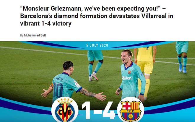 Griezmann bùng nổ với Messi & Suarez: Báo giới ca ngợi phát kiến &#34;kim cương&#34; - 3