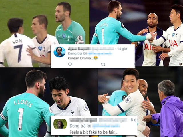 Bóng đá - Son Heung Min suýt "tẩn" đồng đội rồi làm lành, bị fan tố "diễn kịch"