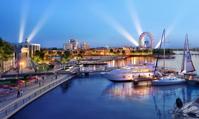 Bến du thuyền – một trong những “tiện ích mặt nước” đẳng cấp tại Aqua City