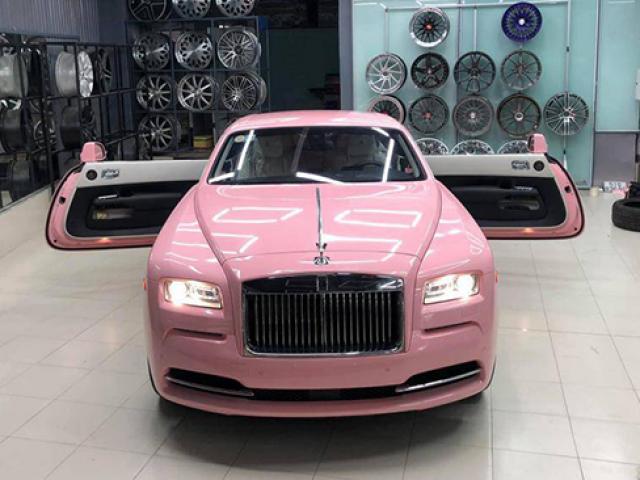 Ô tô - Hé lộ chủ nhân Rolls-Royce Wraith màu hồng phấn cực độc tại Việt Nam