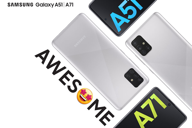 Galaxy A51 và Galaxy A71 sẽ có thêm tùy chọn màu&nbsp;Bạc Haze Crush Silver.