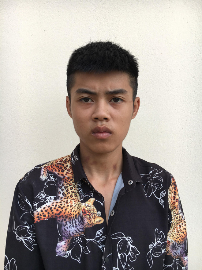 Nguyễn Hải Ninh tại trụ sở công an.