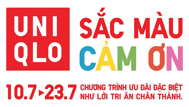 Kỷ niệm 3 năm tại Việt Nam UNIQLO khởi động Tuần lễ cảm ơn từ ngày 02   1512  Tạp chí Đẹp