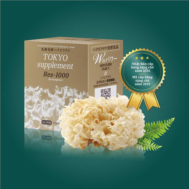 Tokyo Res 1000 liệu pháp hỗ trợ tăng cười hệ miễn dịch cho người sau hóa trị, xạ trị