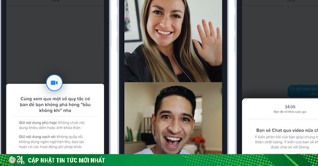 Tinder tung tính năng Face to Face cho các cặp đôi hẹn hò online
