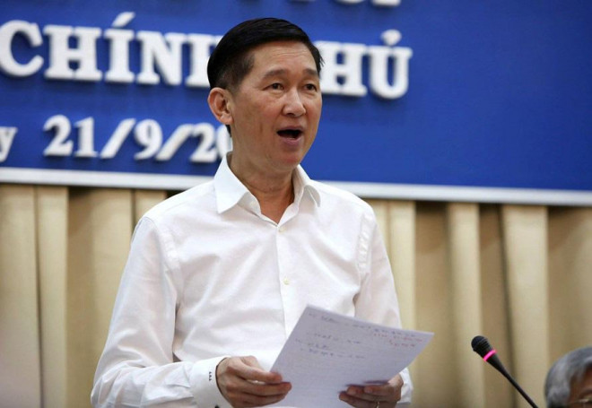 Ông Trần Vĩnh Tuyến - Phó Chủ tịch UBND TP.HCM vừa bị khởi tố vì liên quan đến sai phạm tại SAGRI.