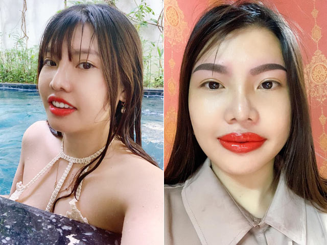 Bạn trẻ - Cuộc sống - Phượng “Thị Nở” khiến dân mạng hết hồn vì đôi môi như bị… ong đốt