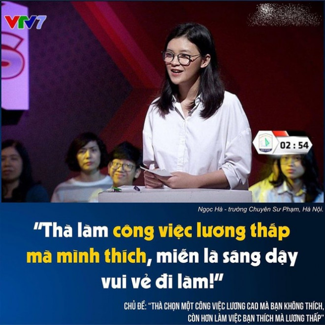 Nữ sinh Sư phạm có quan điểm gây tranh cãi: "Thà làm công việc lương thấp mà mình thích" - 1