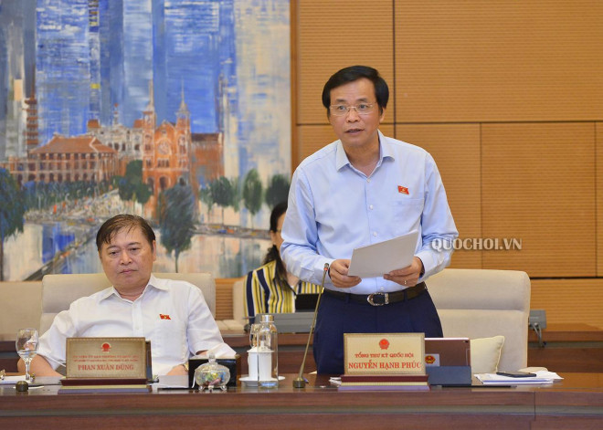 Tổng Thư ký Quốc hội Nguyễn Hạnh Phúc cho biết, Kỳ họp thứ 10 dự kiến tiếp tục chia làm 2 đợt, theo hình thức trực tuyến và tập trung - Ảnh: Quochoi.vn