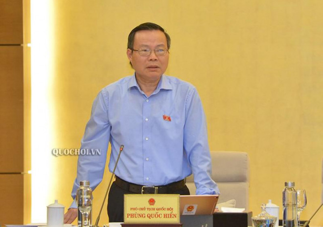 Phó Chủ tịch Quốc hội Phùng Quốc Hiển. Ảnh: Quochoi.vn