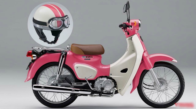 Honda Super Cub bản hồng mộng mơ, cuốn hút giới trẻ - 1