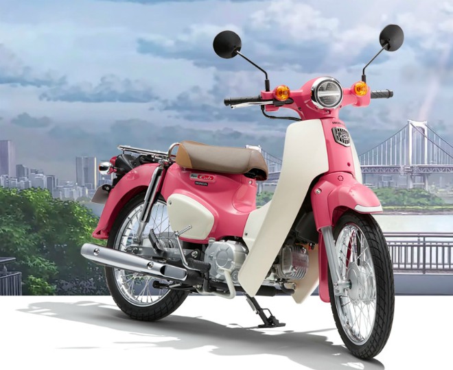 Honda Super Cub bản hồng mộng mơ, cuốn hút giới trẻ - 7