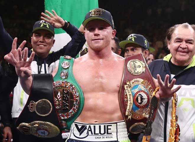 Canelo Alvarez là "Tay đấm Vàng" trong làng boxing