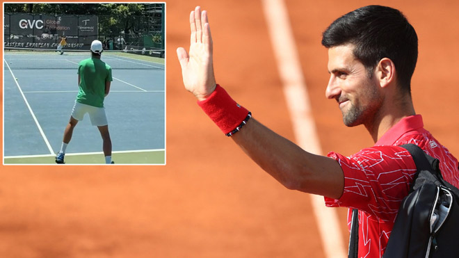 Djokovic trở lại tập luyện sau khi khỏi Covid-19, sẵn sàng hướng tới US Open 2020