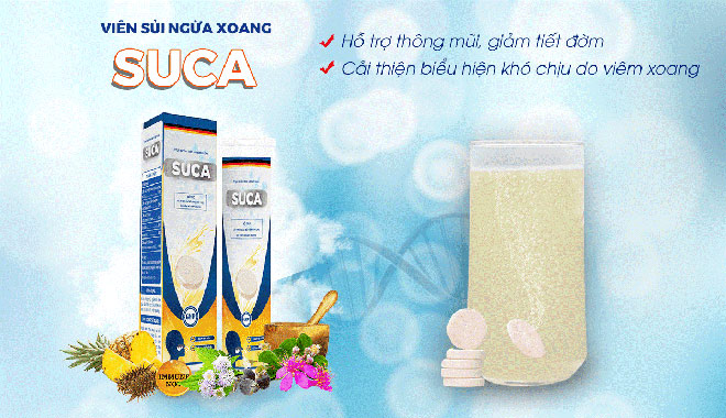 Bộ sản phẩm hỗ trợ điều trị viêm xoang SUCA