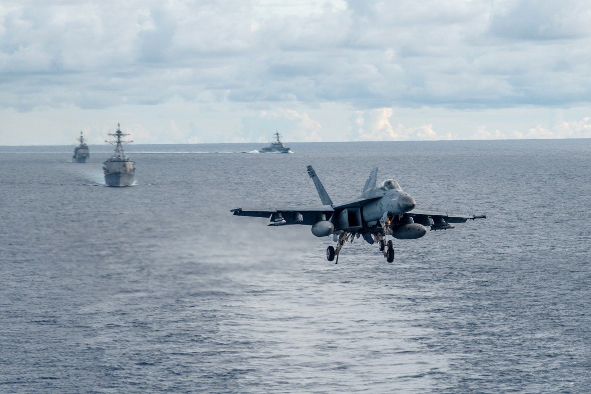 Hải quân Mỹ tập trận ở Biển Đông hôm 6.7.