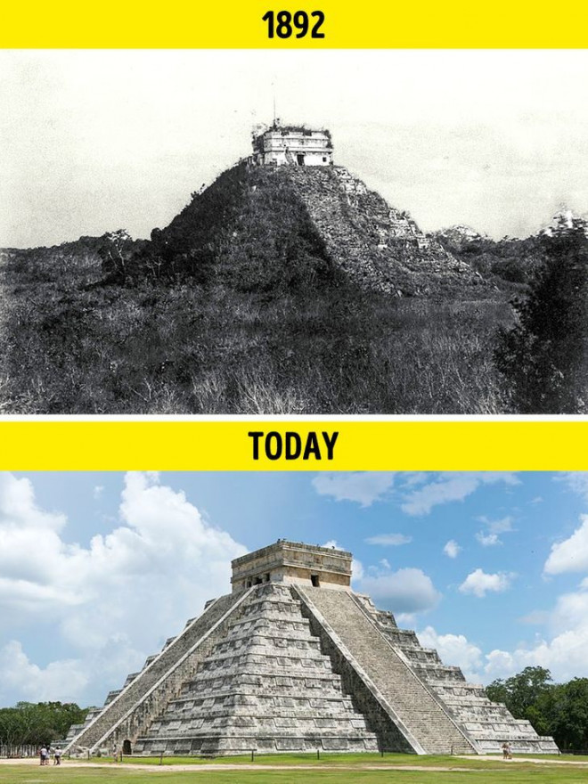 Kim tự tháp Kukulkán ở Chichén Itzá, Mexico, được mệnh danh là 'cánh cổng đến thế giới khác' của người Maya