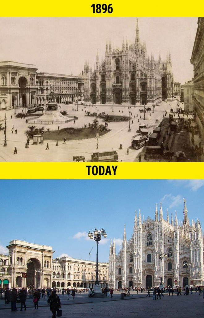 Quảng trường Del Duomo, Milan, Ý