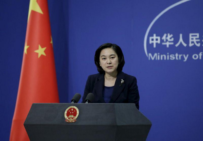 Phát ngôn viên của Bộ Ngoại giao Trung Quốc Hoa Xuân Doanh. Ảnh: REUTERS