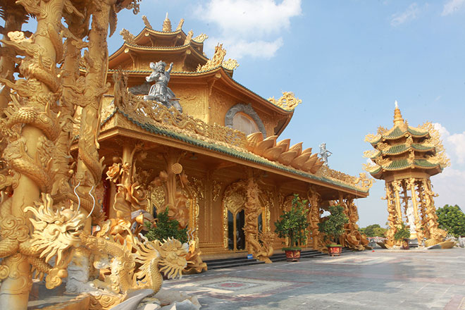 Ngôi chùa "dát vàng" có cả trăm con rồng, phượng uốn lượn ở Hưng Yên - 4