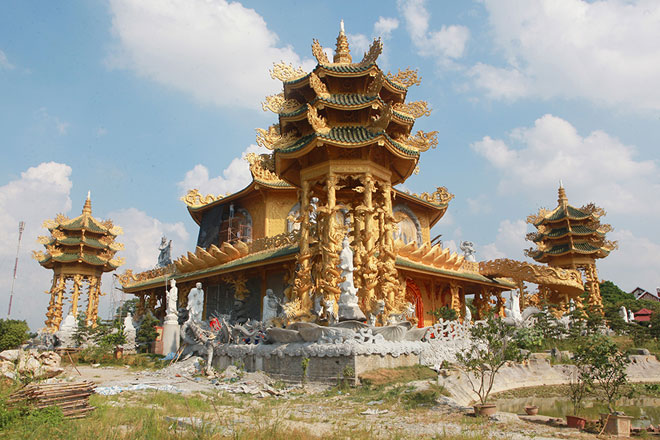 Ngôi chùa "dát vàng" có cả trăm con rồng, phượng uốn lượn ở Hưng Yên - 5