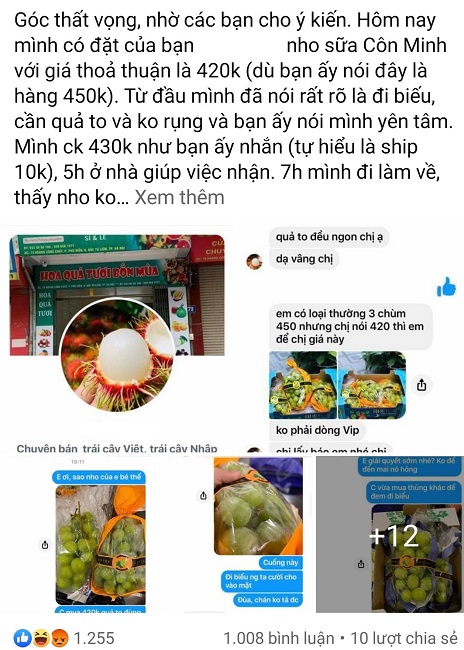 Nho sữa Trung Quốc “loạn giá” trên chợ mạng, chị em đặt mua ăn thử và cái kết bất ngờ - 5