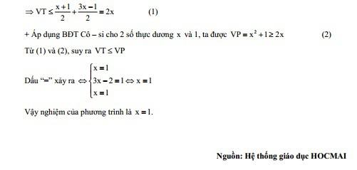 Gợi ý đáp án môn Toán kỳ thi vào lớp 10 THPT tại Hà Nội - 4