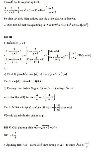 Gợi ý đáp án môn Toán kỳ thi vào lớp 10 THPT tại Hà Nội - 3