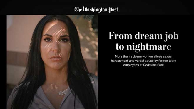 Bài phóng sự điều tra vụ scandal quấy rối nữ nhân viên trên tờ Washington Post