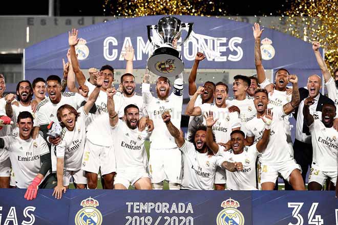 Real vô địch La Liga 2019/20 trong sự tranh cãi