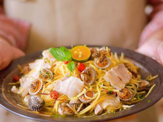 Ẩm thực - Cách làm gỏi đu đủ sò huyết thanh mát, bổ dưỡng ngày hè