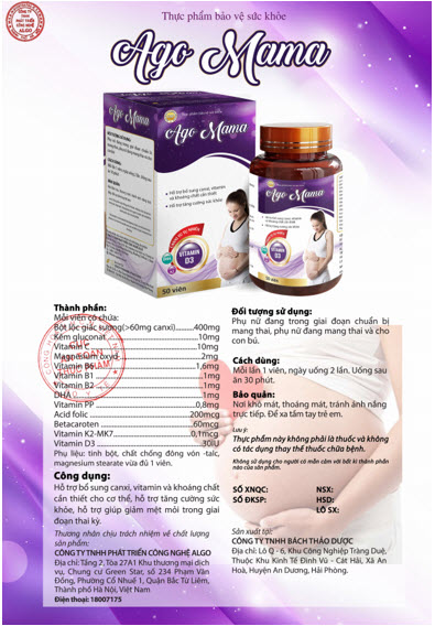 Ago Mama – cung cấp nguồn dinh dưỡng cho mẹ bầu - 3