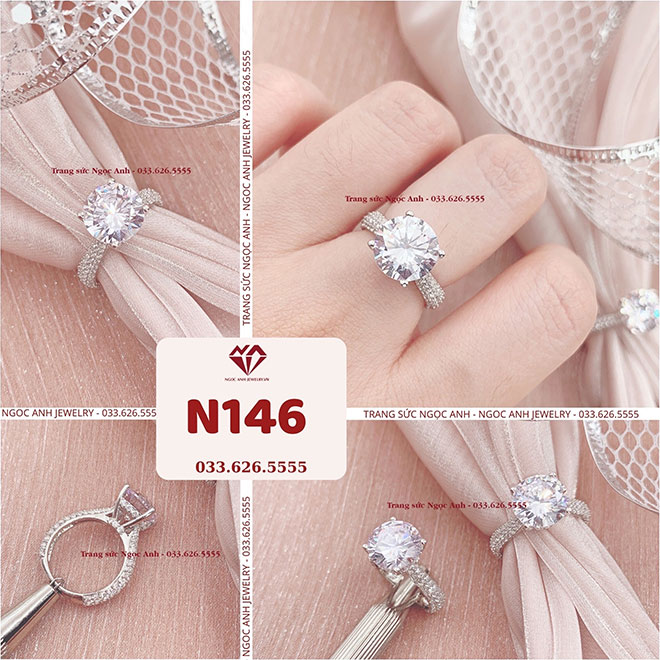 Nhẫn bạc Ý 925 cao cấp là dòng sản phẩm được ưa chuộng nhất tại Ngoc Anh Jewelry