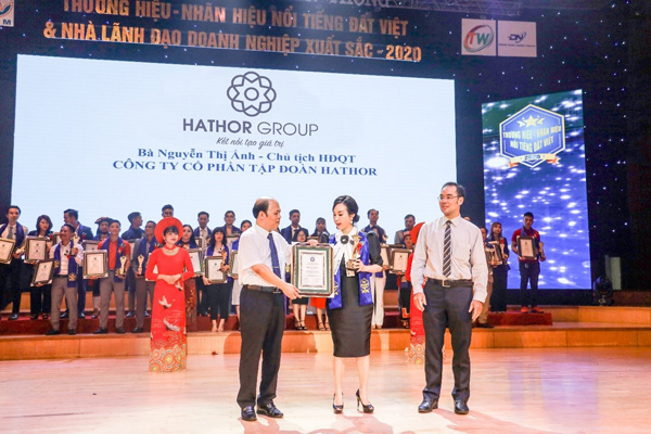 Hathor Group nhận cú đúp giải thưởng: Thương hiệu – Nhãn hiệu nổi tiếng Đất Việt và Nhà lãnh đạo doanh nghiệp xuất sắc 2020 - 3