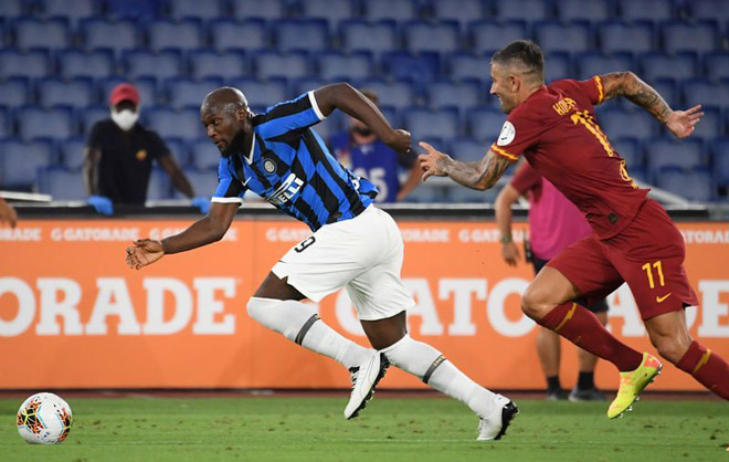 Video highlight trận AS Roma - Inter: Đại tiệc 4 bàn, anh hùng hóa tội đồ - 1