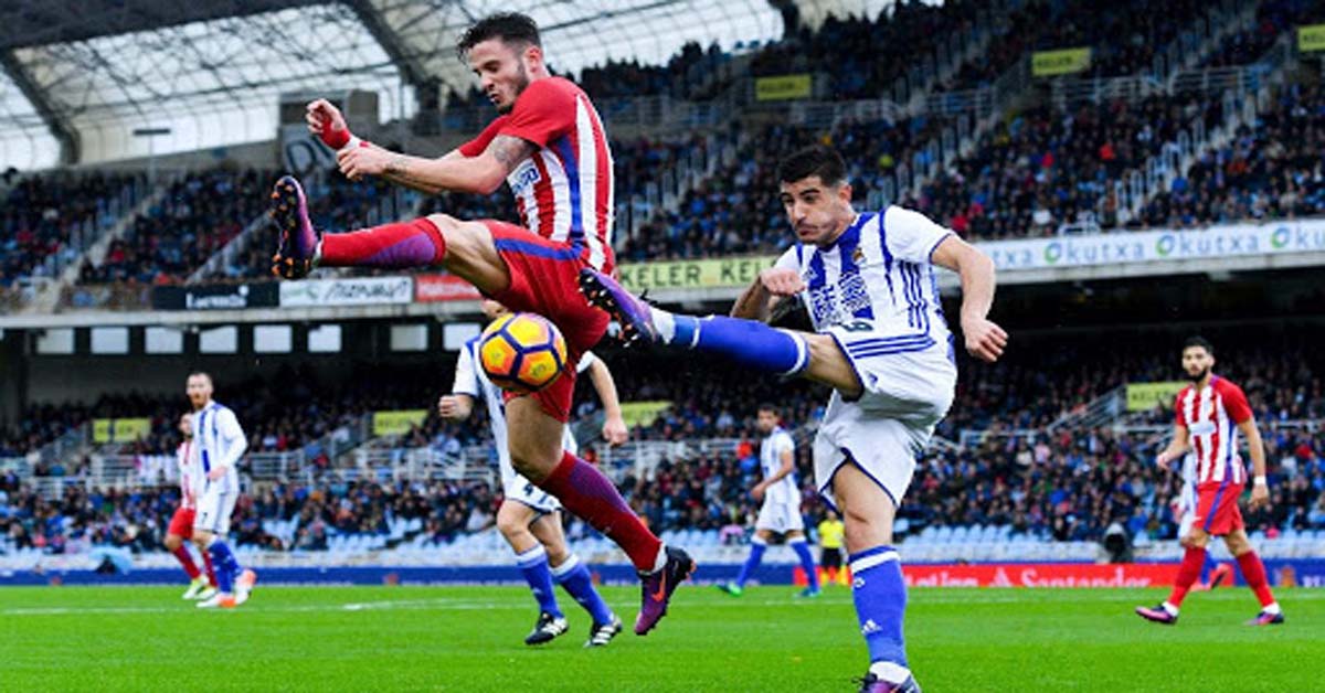 Video highlight trận Atletico - Sociedad: Phản lưới phút 87, cái kết thót tim