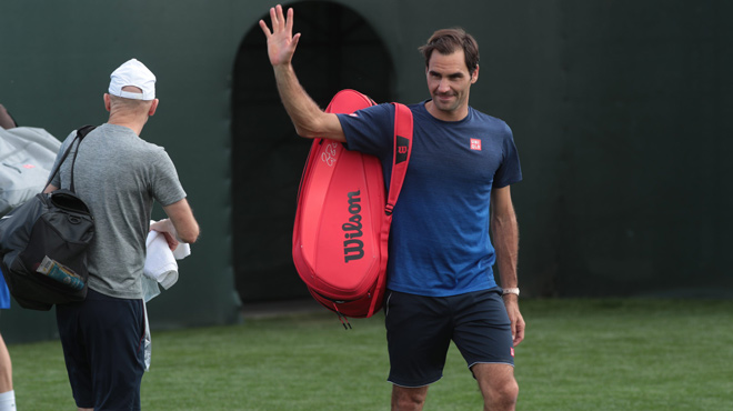 Federer đang tích cực chuẩn bị cho mùa giải 2021