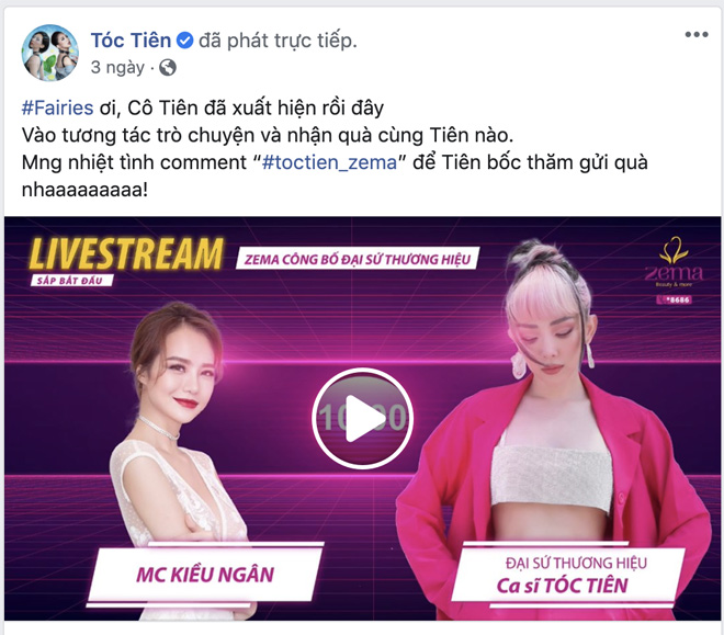 Tóc Tiên bất ngờ livestream chia sẻ về vai trò mới và câu chuyện “có tiền mới được quyền đẹp” - 1