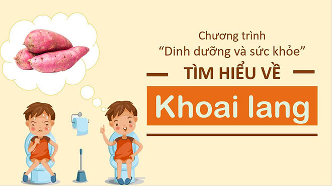 Những thông tin dinh dưỡng và công dụng của khoai lang được dự án giới thiệu qua video.