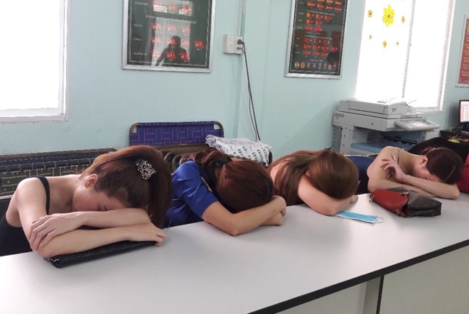 Một số người mẫu bị phát hiện trong đường dây mại dâm cao cấp.