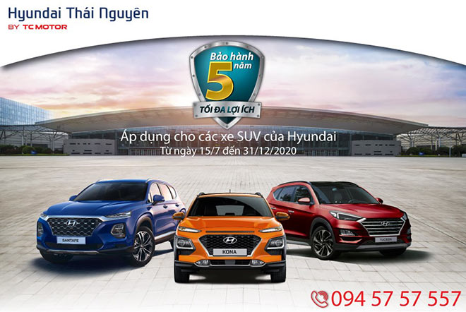 Hyundai Thái Nguyên - Bảo hành 5 năm, tối đa tiện ích - 1