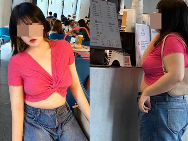 Làm đẹp - Thêm 1 hot girl Trung Quốc gây shock vì thân hình "trâu mộng" khác hẳn ảnh đăng mạng