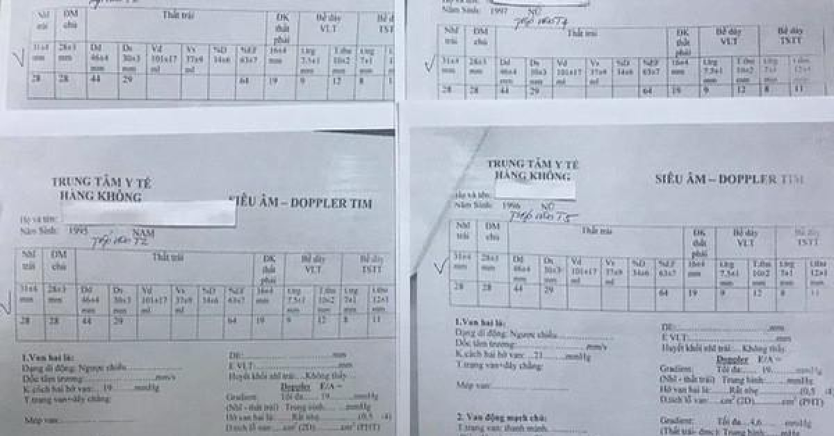 Tin tức trong ngày - Cục hàng không lên tiếng về thông tin "nhân bản" phiếu siêu âm tim phi công, tiếp viên