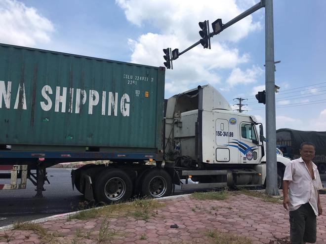 Hiện trường vụ tai nạn.